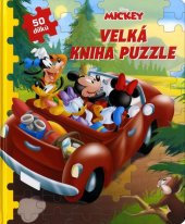 kniha Mickey a jeho přátelé - Velká kniha puzzle 50 dílků v obrázku, Alicanto 2024