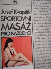 kniha Sportovní masáž pro každého, Olympia 1991