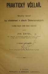 kniha Praktický včelař Stručný návod ku včelaření v úlech Dzjerzonských, Reinwart 1903