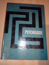 kniha Psychologie pro střední všeobecně vzdělávací školy, SPN 1968