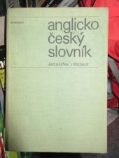 kniha Anglicko-český slovník s dodatky, Academia 1970