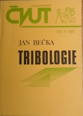 kniha Tribologie, ČVUT 1997