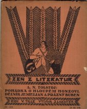 kniha Pohádka o hloupém Honzovi Dělník Jemeljan a prázdný buben, Jan Laichter 1927