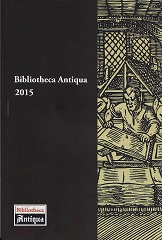 kniha Bibliotheca Antiqua 2015 Sborník z 24. konference 4.-5. listopadu 2015 Olomouc, Vědecká knihovna v Olomouci 2015