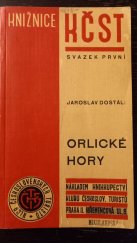 kniha Orlické hory, Knihkupectví Klubu československých turistů 1931