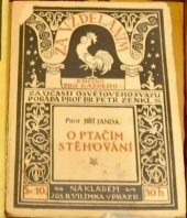 kniha O ptačím stěhování, Jos. R. Vilímek 1914