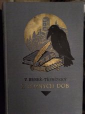 kniha Z různých dob Pořadí páté historické povídky., F. Topič 1923