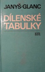 kniha Dílenské tabulky Techn. tabulky pro 1., 2. a 3. roč. OU [odb. učiliště] a UŠ [učňovské školy] všech učeb. oborů strojírenství, SNTL 1976