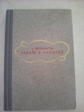 kniha Venuše a antikvář podivuhodný román výtvarníka, František Novák 1942