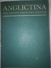 kniha Angličtina pro devátý postupný ročník, SPN 1958