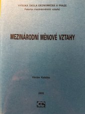 kniha Mezinárodní měnové vztahy, Oeconomica 2003