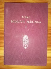 kniha Řídících Márinka I., Občanská tiskárna 1932