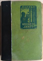 kniha Negativ smrti "Drobeček" Carteret je nový Bull-Dog Drummond!, Gustav Voleský 1931