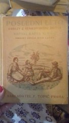 kniha Poslední léto obrazy z venkovského života, F. Topič 1924