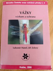 kniha Vážky (Odonata) výzkum a ochrana, Český svaz ochránců přírody, základní organizace Vlašim 2000