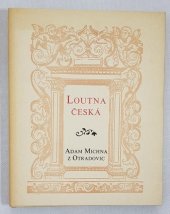 kniha Loutna česká, Státní vědecká knihovna ve spolupráci s Jihočeským nakladatelstvím 1984