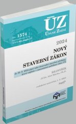kniha ÚZ 1574 Nový stavební zákon, Sagit 2024