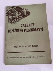 kniha Základy úspěšného pícninářství, Národní pozemkový fond 1948
