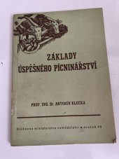 kniha Základy úspěšného pícninářství, Národní pozemkový fond 1948