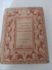 kniha Podivné přátelství herce Jesenia román, Fr. Borový 1919