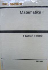 kniha Matematika I Určeno pro stud. fak. stavební, ČVUT 1987