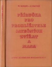 kniha Příručka pro prohlížitele jatečných zvířat a masa, SZN 1959