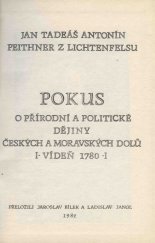 kniha Pokus o přírodní a politické dějiny českých a moravských dolů, Komitét sympozia Hornická Příbram ve vědě a technice 1982