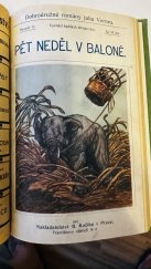 kniha Pět neděl v baloně výzkumné cesty tří Angličanů po Africe : (napsáno dle zápisek doktora Fergussona), B. Kočí 1907