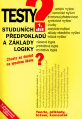 kniha Testy studijních předpokladů a základy logiky, Institut vzdělávání Sokrates 2004