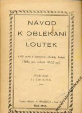 kniha Návod k oblékání loutek S 80 střihy a barevnými obrázky loutek, Münzberg 1945