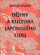 kniha Dějiny a kultura japonského lidu, Československá akademie věd 1953