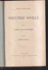 kniha Okkultické novelly, J. Otto 1896