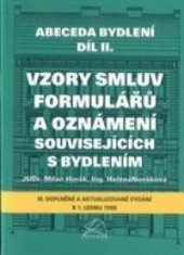 kniha Abeceda bydlení. Díl II., - Vzory smluv, formulářů a oznámení souvisejících s bydlením, Polygon 2000