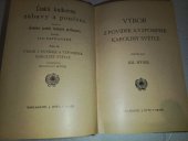 kniha Výbor z povídek a vzpomínek, J. Otto 1914