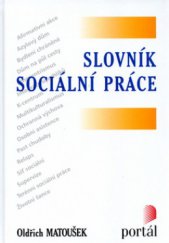 kniha Slovník sociální práce, Portál 2008