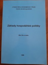 kniha Základy hospodářské politiky určeno pro stud. všech fak. VŠE v Praze, Vysoká škola ekonomická 1993