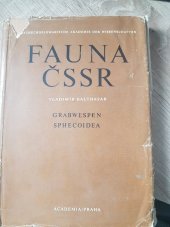 kniha Fauna ČSSR. Band 20, - Grabwespen - Sphecoidea, Academia 1972