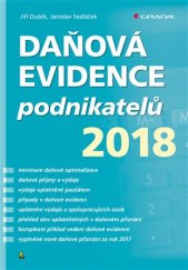 kniha Daňová evidence podnikatelů 2018, Grada 2018