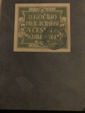 kniha Babička , B. Kočí 1931