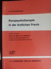 kniha Kurzpsychotherapie in der arztlichen praxis , J.F. Lehmanns Verlag 1974