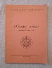 kniha Základy logiky, Policejní akademie České republiky 1994