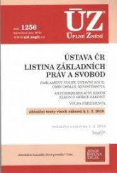 kniha ÚZ č. 1256 Ústava ČR - úplné znění předpisů, Sagit 2018
