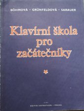 kniha Klavírní škola pro začátečníky, Supraphon 1991