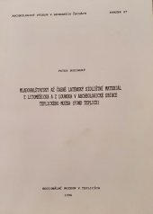 kniha Mladohalštatský až časně laténský sídlištní materiál z Litoměřicka a z Lounska v archeologické sbírce teplického muzea (fond Teplice), Regionální muzeum 1996
