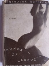 kniha Honba za láskou román, Šolc a Šimáček 1934