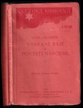 kniha Vybrané báje a pověsti národní jiných větví slovanských. [Sv.] 2, - Východní slovanské, J. Otto 1906