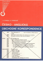 kniha Česko-anglická obchodní korespondence, Pragoeduca 1992