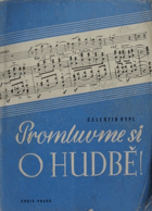 kniha Promluvme si o hudbě, Orbis 1943