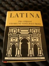 kniha Latina pro 1.-3. ročník středních všeobecně vzdělávacích škol, SPN 1968