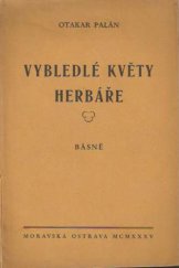 kniha Vybledlé květy herbáře básně, Literární kruh 1935